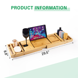 Khay gác bồn tắm cao cấp BAMBAMBOO