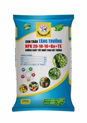 Phân bón Con Trâu tăng trưởng 50kg