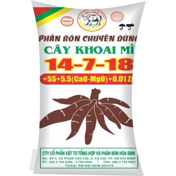 Phân bón Con Trâu NPK Cây khoai mỳ (50kg)