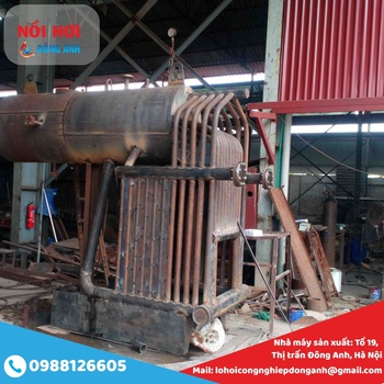 Lò hơi đốt than củi công suất 500kg/h-0988126605