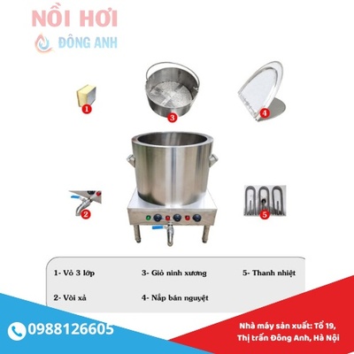 Nồi nấu phở 20 lít giao hàng toàn quốc -0988 126 605