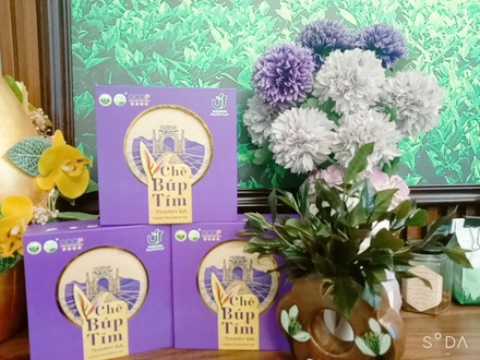 Chè túi lọc búp tím Thanh Ba OCOP 5 sao
