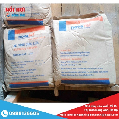 Bê tông chịu lửa, xi măng chịu nhiệt - 0988 126 605