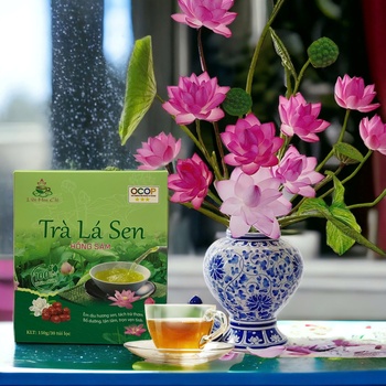 Trà lá sen hồng sâm 