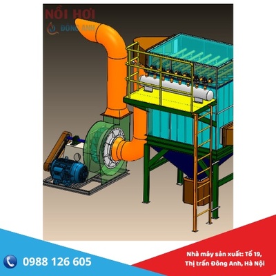 Hút bụi công nghiệp, lọc bụi túi vải, hút bụi nhà xưởng - 0988 126 605