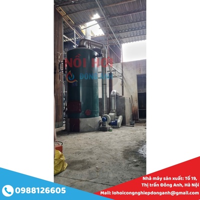 Nồi hơi đốt than củi 1 tấn - 0988126605