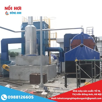 Nồi hơi đốt than củi 4 tấn - 0988 126 605