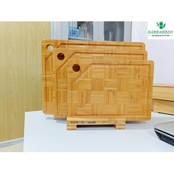 Set 3 thớt gỗ cao cấp Bambamboo