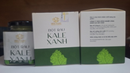 BOT RAU  KALE XANH