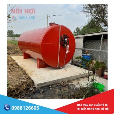 Bồn chứa dầu 16m3, bồn sắt chứa dầu 16m3 giá rẻ nhất - 0988 126 605