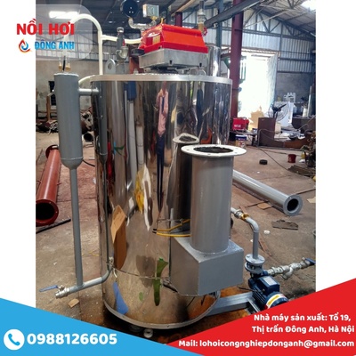 Lò hơi đốt dầu 100kg/h, nồi hơi đốt dầu - 0988 126 605
