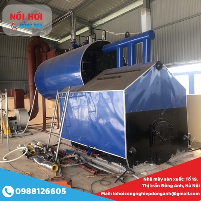 Nồi hơi đốt  than củi 2.5 tấn -0988126605