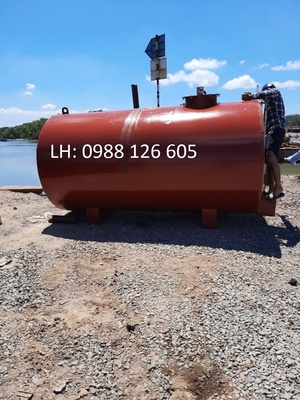 Chế tạo bồn chứa dầu 6m3, téc chứa dầu 6m3-0988126605