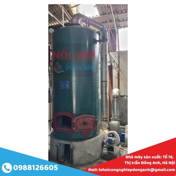 Nồi hơi đốt than củi 1 tấn - 0988126605