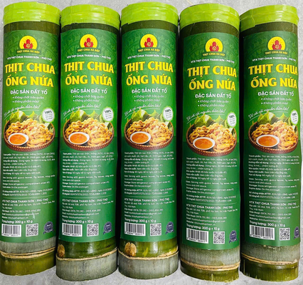 Thịt chua Hà Điệp (ống nứa):